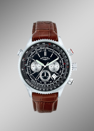 Klassischer Chronograph mit Edelstahlgehäuse