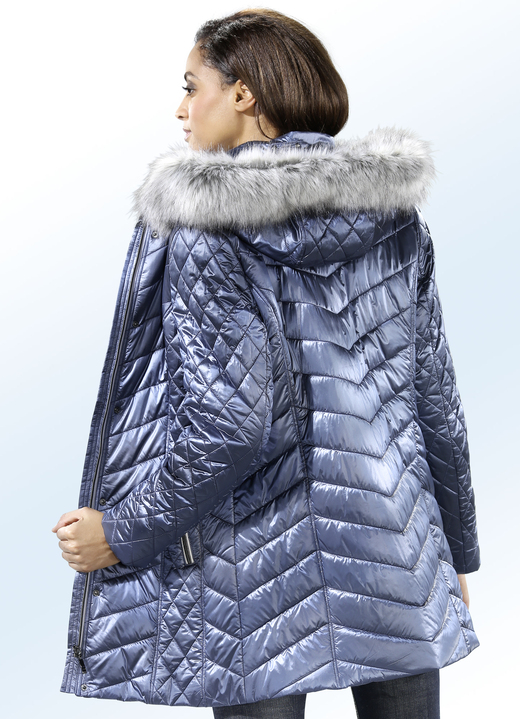 Winterjacken - Jacke in 2 Farben, in Größe 036 bis 054, in Farbe STAHLBLAU Ansicht 1